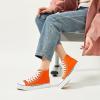 imagehash bubbie Unisex Fashion High top Sneakers Womens Classic High Tops Canvas Shoes Casual Tennis Shoes for MenOrange