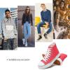 imagehash bubbie Unisex Fashion High top Sneakers Womens Classic High Tops Canvas Shoes Casual Tennis Shoes for MenWatermelon Red