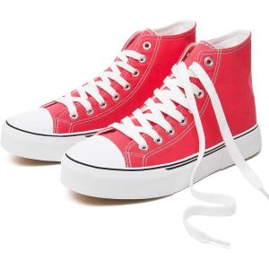 imagehash bubbie Unisex Fashion High top Sneakers Womens Classic High Tops Canvas Shoes Casual Tennis Shoes for MenWatermelon Red