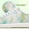 imageTUOPIN Womens Low Top Tennis Shoes Black Synthetic Leather ShoesClassic LaceUp Denim Canvas Sneakers for Casual WalkingGreen