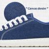 imageTUOPIN Womens Low Top Tennis Shoes Black Synthetic Leather ShoesClassic LaceUp Denim Canvas Sneakers for Casual WalkingNavy