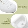 imageTUOPIN Womens Tennis Shoes White PU Leather Platform Sneakers Comfortable LaceUp Walking Shoes Fashion Chunky Athletic Sneakers for WomenWhite
