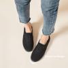 imageTUOPIN Womens White Canvas Sneakers Low Top Laceup Canvas Shoes Lightweight Casual Tennis ShoesFull Black
