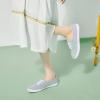 imageTUOPIN Womens White Canvas Sneakers Low Top Laceup Canvas Shoes Lightweight Casual Tennis ShoesGrey