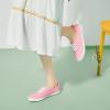 imageTUOPIN Womens White Canvas Sneakers Low Top Laceup Canvas Shoes Lightweight Casual Tennis ShoesPink