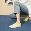 imageTUOPIN Womens White Canvas Sneakers Low Top Laceup Canvas Shoes Lightweight Casual Tennis ShoesYellow