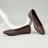 imageHash Bubbie Womens Flats Shoes Ballet Flats Dress Shoes Comfortable PU Leather Slip on Shoes for WomenCoffee