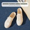 imagehash bubbie Womens Mules Comfortable Slip on Sneakers Tennis Shoes Summer Backless Canvas Shoes Close Toed SandalsBeige