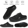 imagehash bubbie Womens Mules Comfortable Slip on Sneakers Tennis Shoes Summer Backless Canvas Shoes Close Toed SandalsFull Black