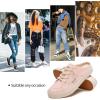 imagehash bubbie Womens Mules Comfortable Slip on Sneakers Tennis Shoes Summer Backless Canvas Shoes Close Toed SandalsPink