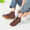 imagehash bubbie Womens High Top Sneakers Lace up Fashion Sneakers Suede High Tops Shoes Tennis ShoesTan