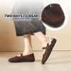 imagehash bubbie Womens Ballet Mary Jane Flats Wide Toe Box Memory Foam Comfortable Dress Shoes Cute Work Office ShoesTan