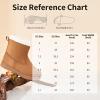 imageToupin Winter Ankle Black Boots for Women  SlipOn Mini Boots with Side Zipper Faux Fur Lining ampamp SplashResistantChestnut