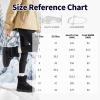 imageToupin Womens Classic Platform Mini Snow Boots  Faux Suede SlipOn ampamp LaceUp Winter Booties with Sherpa Lining AntiSlip Thick Sole Ankle BootsBlack
