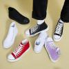 imagehash bubbie High Top Sneakers for Women Classic High Tops Canvas Shoes Lace up Womens Fashion SneakerBlack