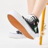 imagehash bubbie High Top Sneakers for Women Classic High Tops Canvas Shoes Lace up Womens Fashion SneakerBlack Flower