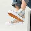 imagehash bubbie High Top Sneakers for Women Classic High Tops Canvas Shoes Lace up Womens Fashion SneakerBlue Print