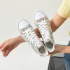 imagehash bubbie High Top Sneakers for Women Classic High Tops Canvas Shoes Lace up Womens Fashion SneakerBlue Print