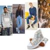 imagehash bubbie High Top Sneakers for Women Classic High Tops Canvas Shoes Lace up Womens Fashion SneakerBlue Print
