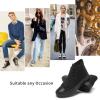 imagehash bubbie High Top Sneakers for Women Classic High Tops Canvas Shoes Lace up Womens Fashion SneakerFull Black