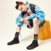 imagehash bubbie High Top Sneakers for Women Classic High Tops Canvas Shoes Lace up Womens Fashion SneakerFull Black