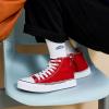 imagehash bubbie High Top Sneakers for Women Classic High Tops Canvas Shoes Lace up Womens Fashion SneakerRed