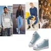 imagehash bubbie High Top Sneakers for Women Classic High Tops Canvas Shoes Lace up Womens Fashion SneakerTurquoise
