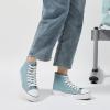 imagehash bubbie High Top Sneakers for Women Classic High Tops Canvas Shoes Lace up Womens Fashion SneakerTurquoise