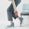 imagehash bubbie High Top Sneakers for Women Classic High Tops Canvas Shoes Lace up Womens Fashion SneakerTurquoise