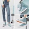 imagehash bubbie High Top Sneakers for Women Classic High Tops Canvas Shoes Lace up Womens Fashion SneakerTurquoise