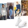 imagehash bubbie High Top Sneakers for Women Classic High Tops Canvas Shoes Lace up Womens Fashion SneakerWhite Lotus