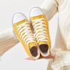 imagehash bubbie High Top Sneakers for Women Classic High Tops Canvas Shoes Lace up Womens Fashion SneakerYellow