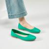 imageHash Bubbie Womens Flats Shoes Ballet Flats Dress Shoes Comfortable PU Leather Slip on Shoes for WomenGreen