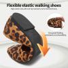 imageHash Bubbie Womens Flats Shoes Ballet Flats Dress Shoes Comfortable PU Leather Slip on Shoes for WomenLeopard