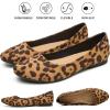 imageHash Bubbie Womens Flats Shoes Ballet Flats Dress Shoes Comfortable PU Leather Slip on Shoes for WomenLeopard