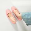 imageHash Bubbie Womens Flats Shoes Ballet Flats Dress Shoes Comfortable PU Leather Slip on Shoes for WomenPeach