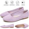 imagehash bubbie Womens Flats Shoes Black Ballet Flats Dress Shoes for Women Slip on Comfortable Dressy LoafersLight Purple