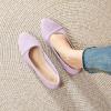 imagehash bubbie Womens Flats Shoes Black Ballet Flats Dress Shoes for Women Slip on Comfortable Dressy LoafersLight Purple