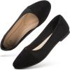 imagehash bubbie Womens Flats Shoes Black Ballet Flats Dress Shoes for Women Slip on Comfortable Dressy LoafersBlack
