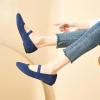 image:imagehash bubbie Womens Black Flats Shoes Suede Mary Janes Ballet Flats Memory Foam Comfortable Dress ShoesNavy