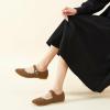 image:imagehash bubbie Womens Mary Janes Flats Shoes Black Ballet Flats Memory Foam Dress Shoes with StrapMocha Brown