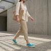 image:imagehash bubbie Womens Mules Comfortable Slip on Sneakers Tennis Shoes Summer Backless Canvas Shoes Close Toed SandalsLake Blue