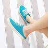 image:imagehash bubbie Womens Mules Comfortable Slip on Sneakers Tennis Shoes Summer Backless Canvas Shoes Close Toed SandalsLake Blue