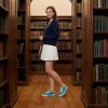 image:imagehash bubbie Womens Mules Comfortable Slip on Sneakers Tennis Shoes Summer Backless Canvas Shoes Close Toed SandalsLake Blue