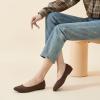 image:imagehash bubbie Womens Flats Shoes Ballet Flats Dress Shoes Round Toe Comfortable Suede Slip on Shoes for Women Work Loafers ShoesTan
