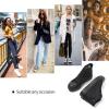 image:imagehash bubbie High Top Sneakers for Women Classic High Tops Canvas Shoes Lace up Womens Fashion SneakerFull Black Mesh