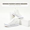 image:imagehash bubbie High Top Sneakers for Women Classic High Tops Canvas Shoes Lace up Womens Fashion SneakerWhite Mesh