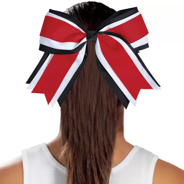 Jumbo 3 Color Hair Bow Purple