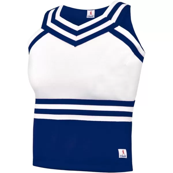 Double Knit Sweetheart Cheer Uniform Shell Top - Youth Girls Sizes