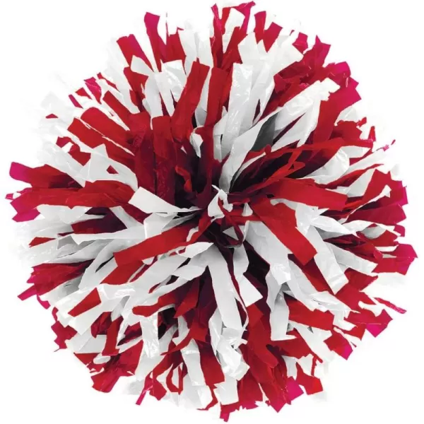 In-Stock Youth Cheerleading Pom Purple/Wht